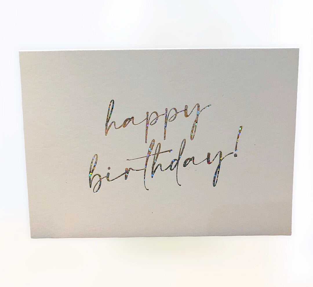 Add A Personalised Birthday Card Onto Your Order