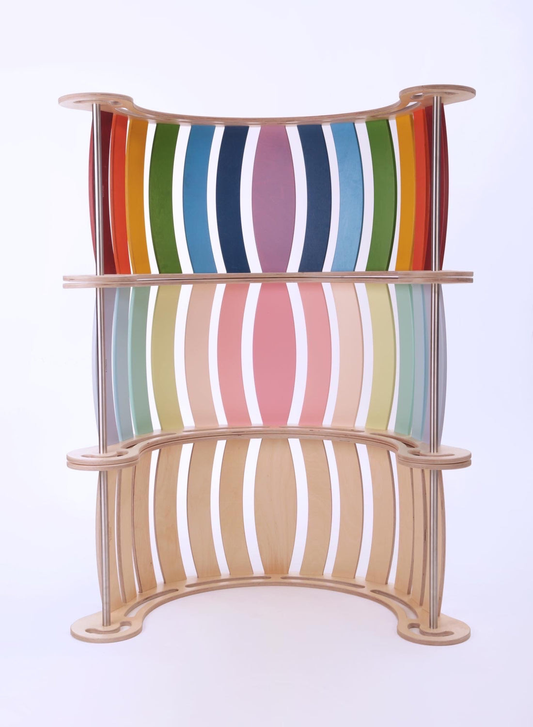 Rocker Object Extra Large Rainbow Rocker (With Ramp Add On Option) – Wooden, Sensory ...