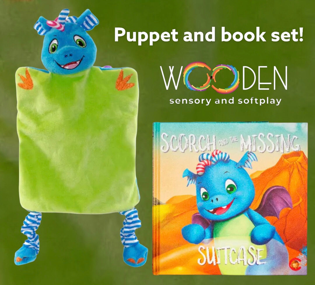 Dragon Puppet and Book Set