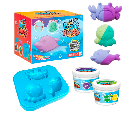 Floating Baff Putty, Stretchable Mouldable Colour Changing!